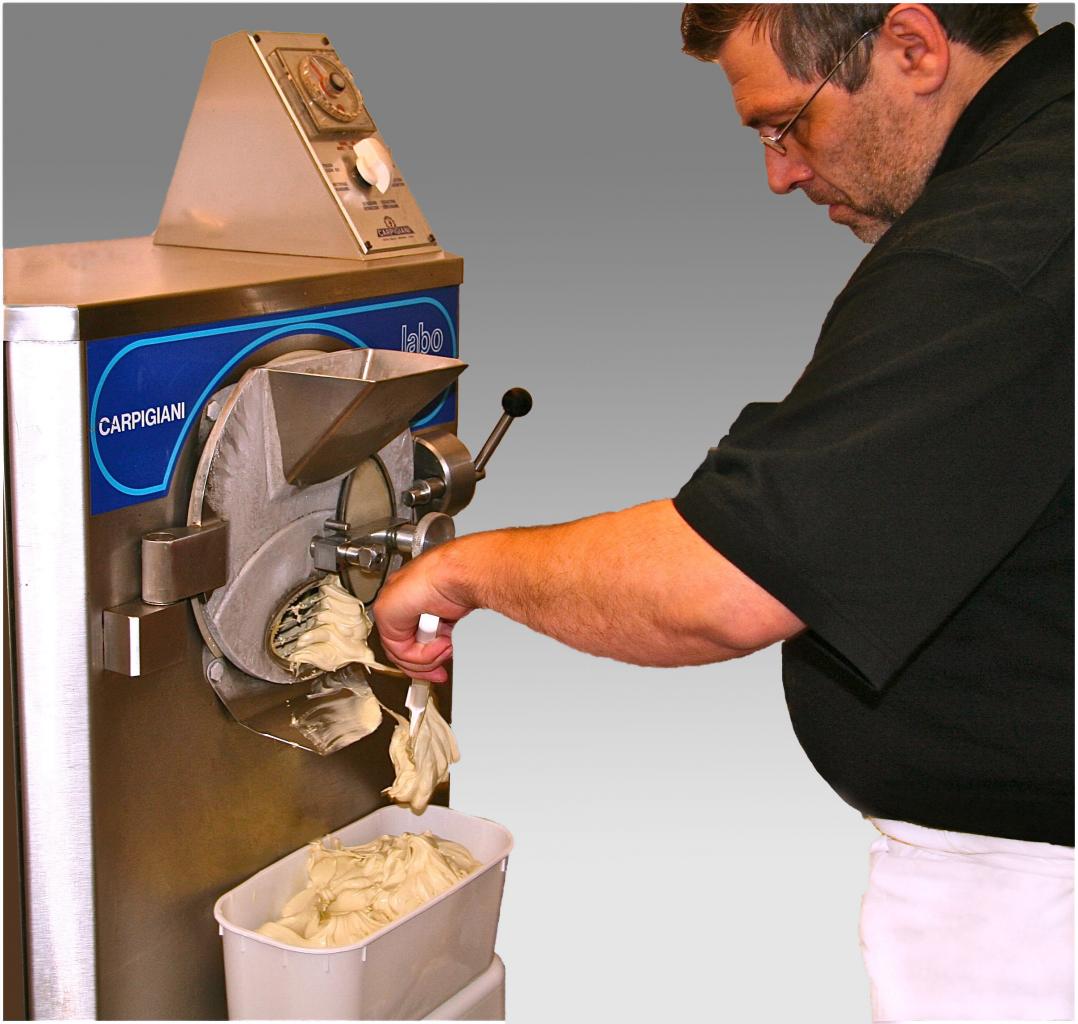 extraction de la glace